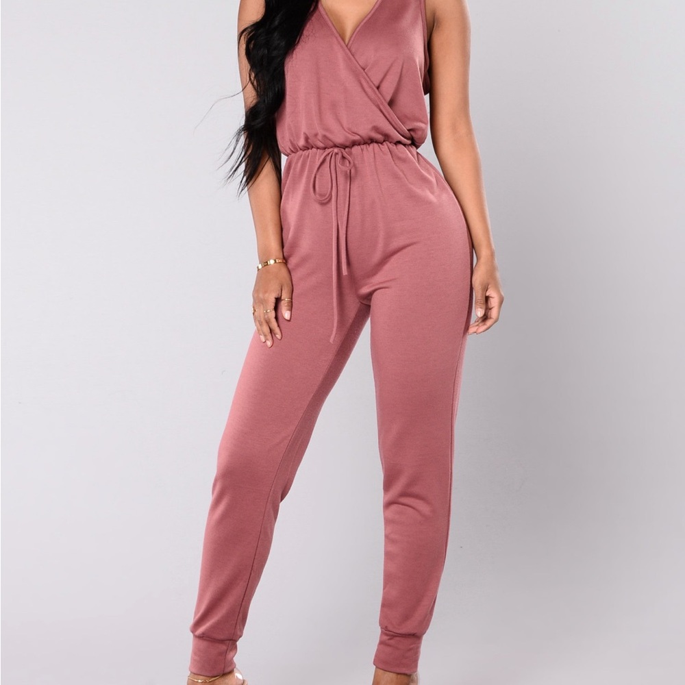 Mauve jumpsuit